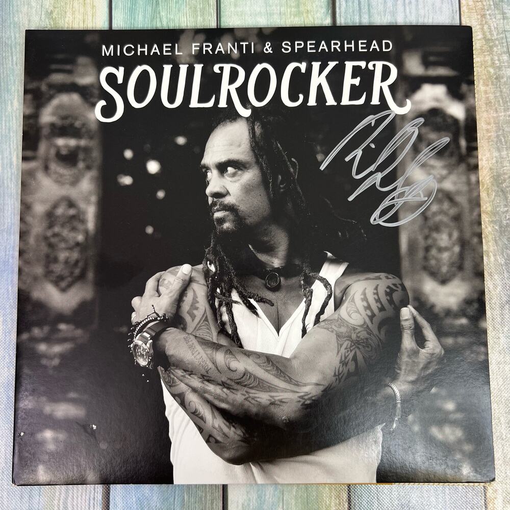 Michael Franti & Spearhead Soulrocker 2 Record Vinyl Set Signed
